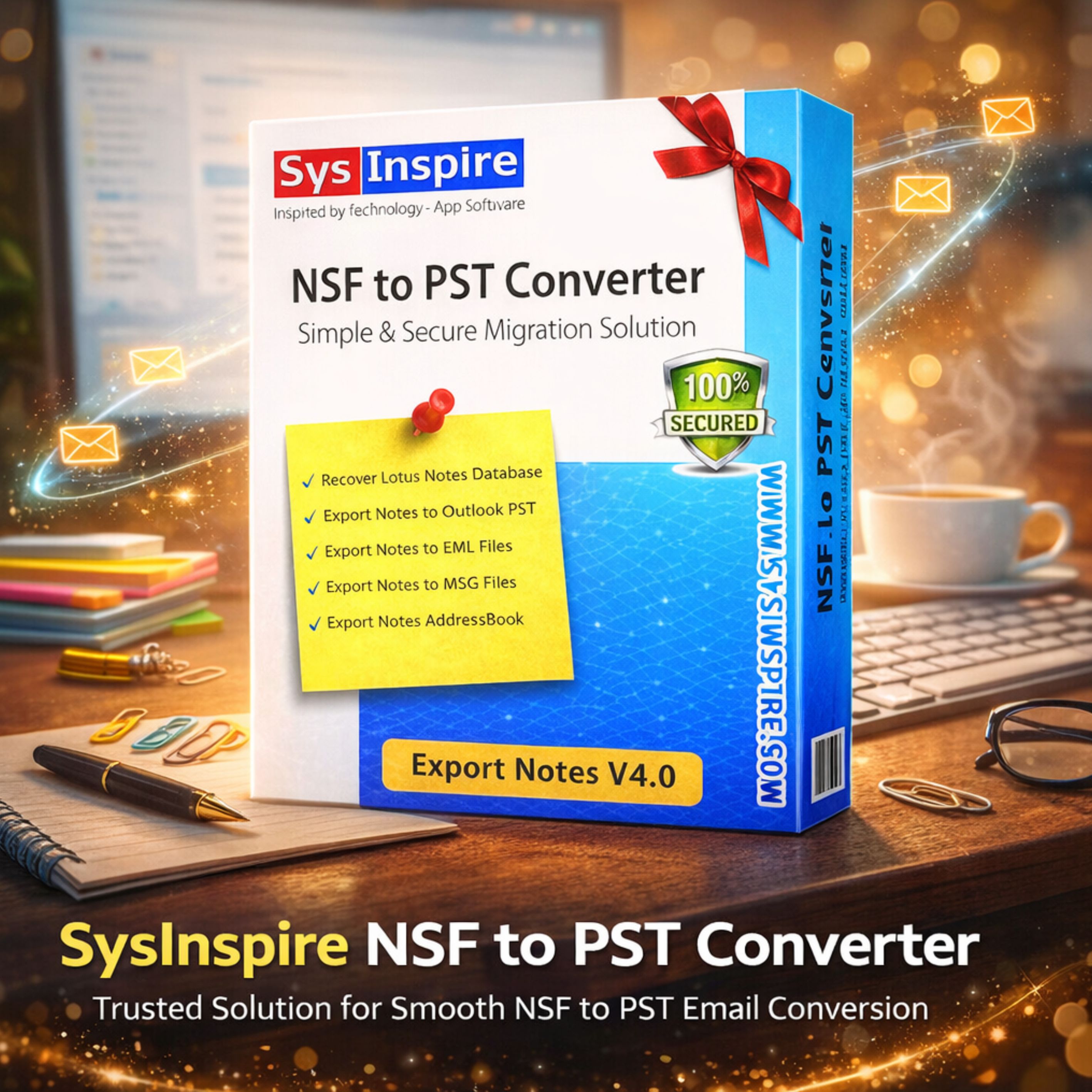 SysInspire NSF to PST Converter